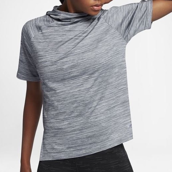 Nike Tops - Nike Short Sleeve Running Hoodie